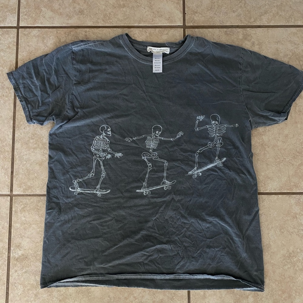 Urban Outfitters Skateboarding Skeleton T Shirt